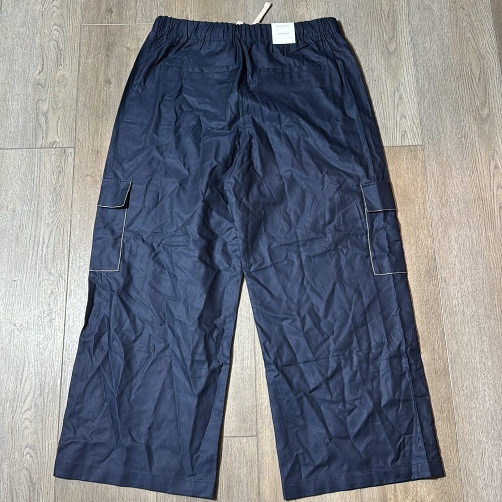 NWT! Banana Republic Wide-Leg High-Rise Cargo Pull-On Pant - 770982 🖥️4️⃣ - Picture 4 of 6